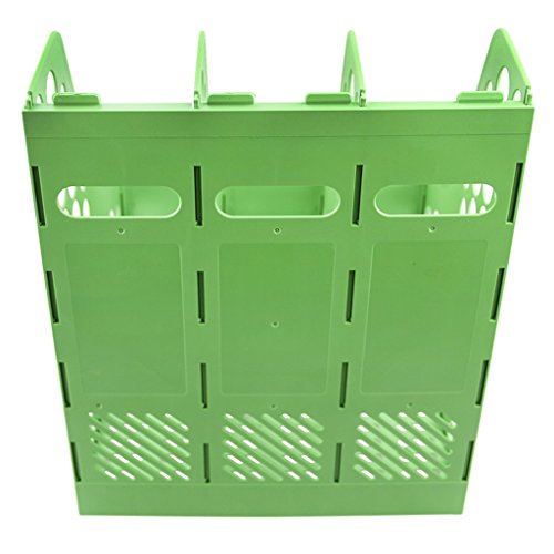 Clobeau Heavy Duty Four Sections File Rack Paper Magazine Holder Home Office Desk Book Sorter Storage Hanger Tidy Dispay Bin Desktop Shelf File Dividers Cabinet Document Tray Organizer Box #TOP4