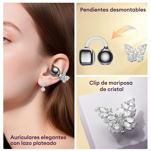 Écouteurs open-ear anti-douleur d'oreille ultra-légers 3,7 g IP45
