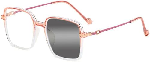 Miniatura 6 de SightPerk Marco rectangular de moda, lentes de lectura multifocales progresivos, lentes de lectura fotocromáticos con protección UV