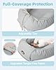 Baby Lounger Pillow, Adjustable Baby Lounger for Newborn 0-24 Months, Breathable & Soft Infant Lounger, Tummy Time Baby Lounger for Home and Travel, Baby Girls & Boys Babies Stuff, Grey #3