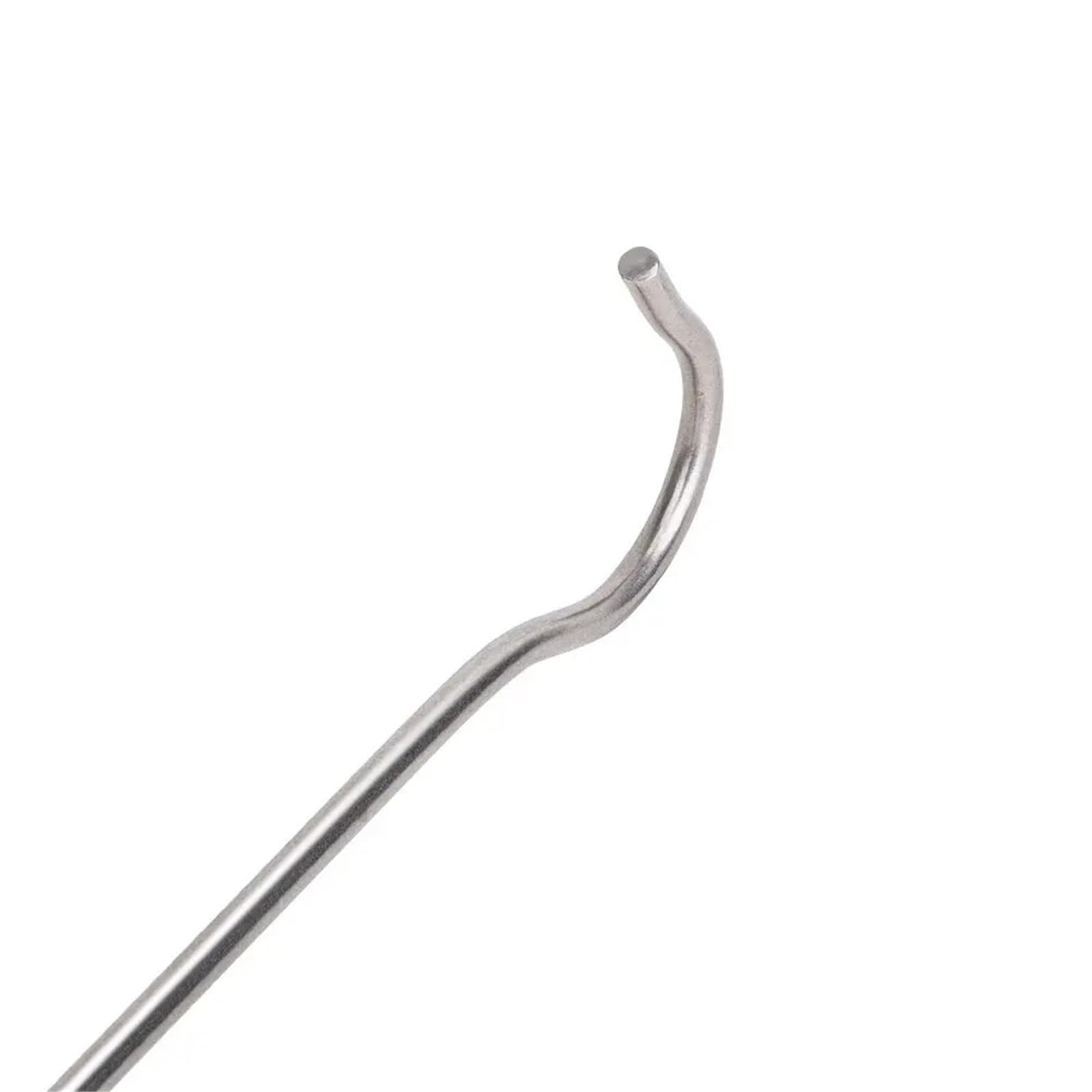 Śledź namiotowy, 3,0 * 165 mm ultralekkie akcesoria kempingowe śledzie namiotowe ze stopu tytanu z haczykiem(Titanium,8pcs)