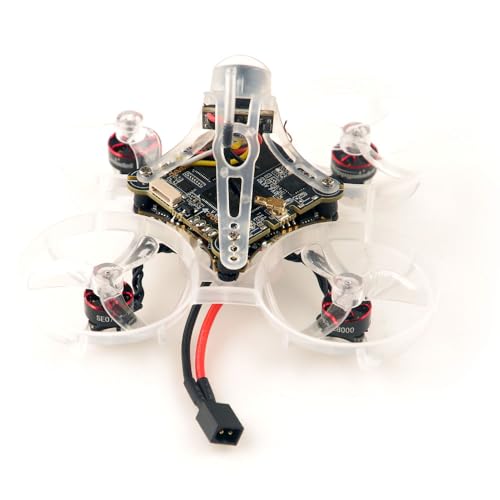 Happymodel Mobula6 ECO 2024 1S Brushless Drone ELRS, 65mm Tiny FPV Whoop BNF Drone, Ultra Light Micro HD Racing Drone with Camera for Adults, Mobula 6 ExpressLRS Receiver with AIO Flight Controller