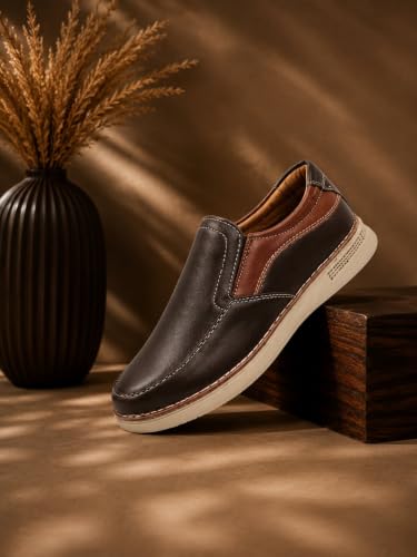 Image of Centrino Sneakers for Men | Lightweight Casual Shoes for Men Stylish | Breathable Mesh Walking Shoes | Cushioned Insole Comfortable Shoe for Man | Durable Sole Footwear|Trendy Lace-Up Shoes for College, Parties & Daily Use (9632)