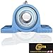 (2 Pack) SGTR Heavy Duty UCP207-20 Pillow Block Bearing, 1-1/4 inch Bore, Special Safety Seal, Industrial Grade, Self-Alignment, Chrome Steel Bearing Units, Solid Cast Iron Units