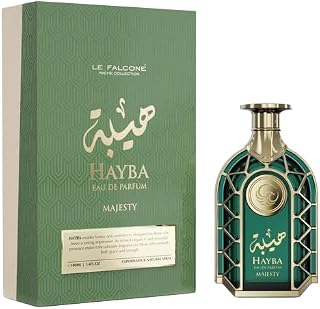 Hayba Majesty Eau De Parfum, Niche Collection, Natural Spray, 3.4 fl oz long lasting