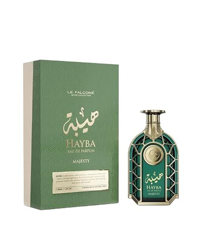 Hayba Majesty Eau De Parfum, Niche Collection, Natural Spray, 3.4 fl oz long lasting