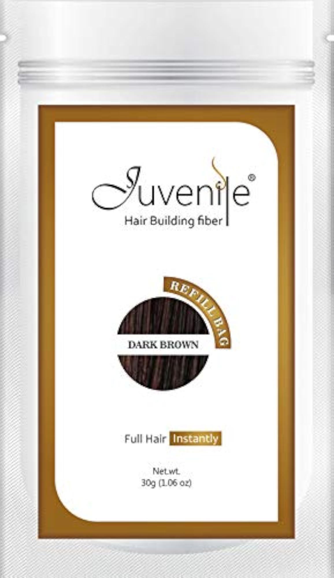 Hair Fiber Dark Brown Refill Pack 90 gm