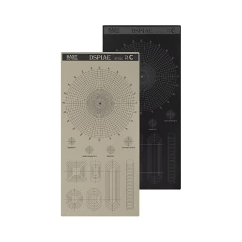 DSPIAE Masking Tape Cutting Mat (Concentric Circles) - Model Building Tools # at-ECC
