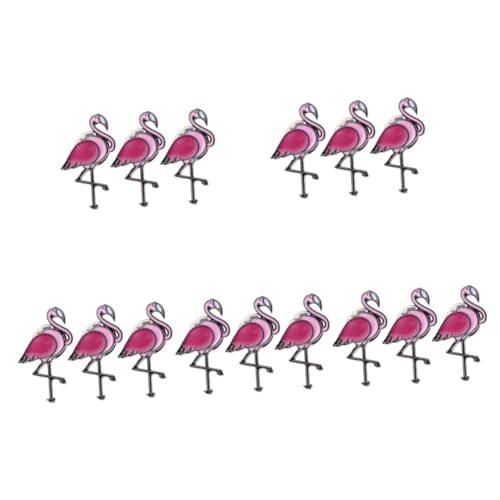 Insignia para las mujeres con broche de flamenco de fijación segura