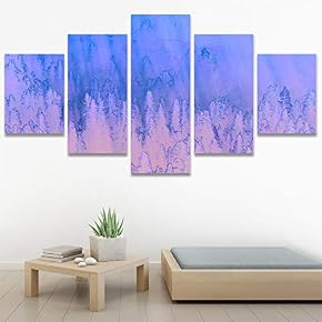 SIGNWIN 5 Panel Canvas Wall Art Modern Art...