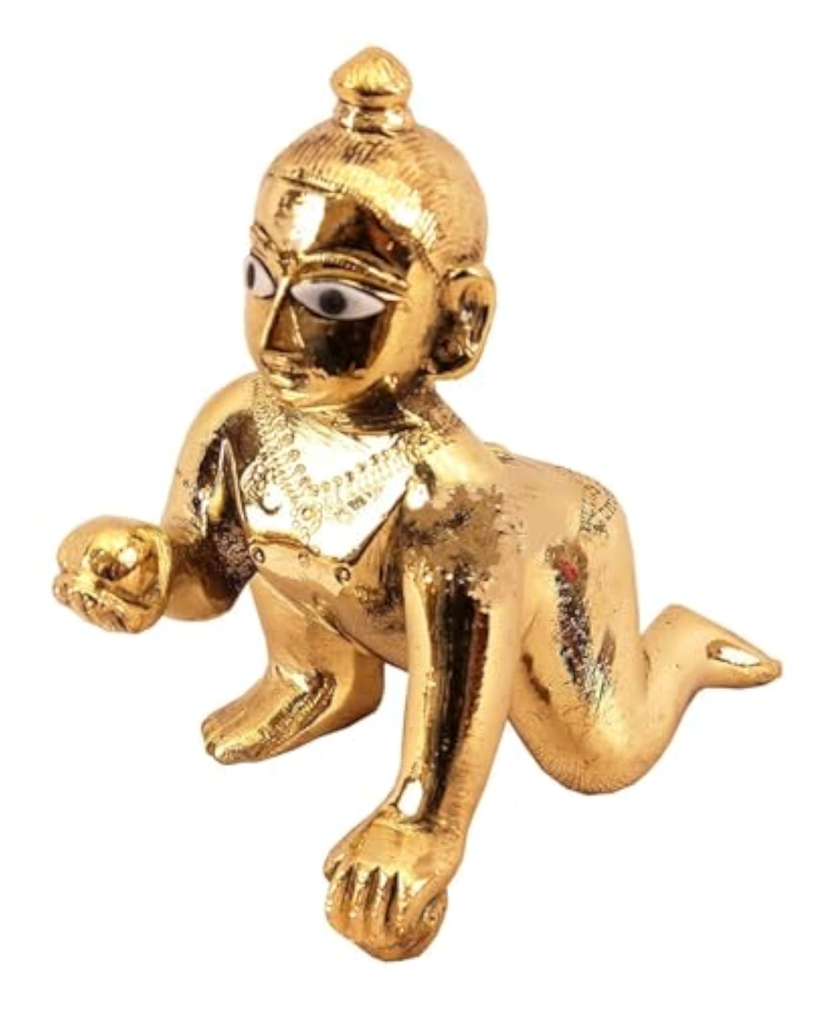 Premium Metal Ladoo Gopal Size 3 Idol