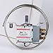 Mini Fridge Thermostat, 3 Pin WDF-16 Universal Freezer Refrigerator Thermostat Controller Compatible with WDF-18, WDF-20(250V Replaceable 110V 4(6) A 50/60Hz,Obtained Three Quality certifications