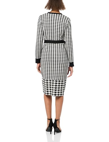 London Times T7002M Women'S Knit Sweater Print And Solid Fall Holiday Boot Dress thumb #1