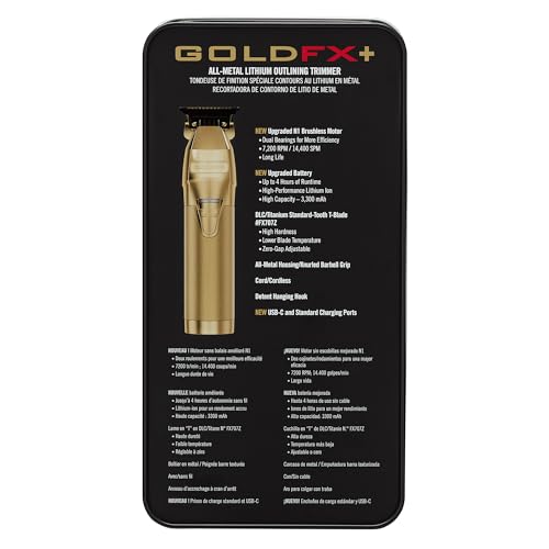 BaBylissPRO GOLDFX All Metal Lithium Trimmer