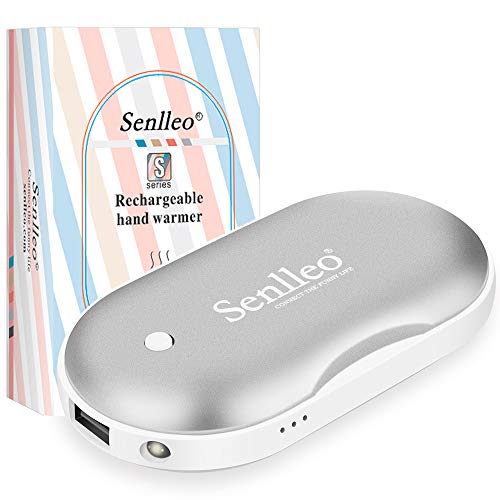 Senlleo Hand Warmer, Rechargeable Hand Warmer : 5200mAh Battery Hand Warmer/Powerbank with...