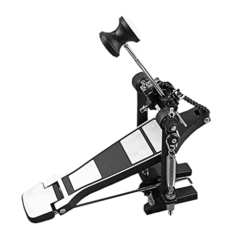 OFFSCH Bass Drum Set Supplies Foot Drumstick Set Drum Pedal Hammer Anti-skid Metal Pedal for Smooth Play for Drummers of Levels