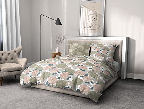 Funda nórdica de 3 piezas VENDOMES verde para cama de 220x240 3