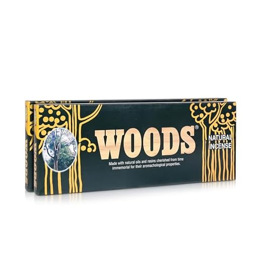 Cycle Pure Woods Natural Incense Sticks, 9 Inch, Pack of 2 (70gm Sticks P/P) | Lasts Upto 60 Mins per Stick | Woody, Sandal, Resin, Cedar, Masala, Amber, Natural Fragrance for Puja, Meditation