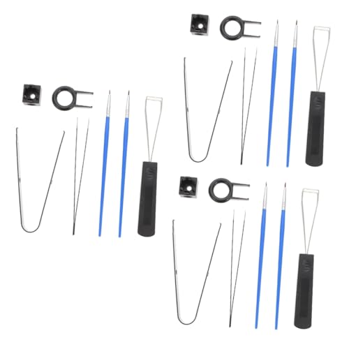 3sets Strumenti Per Tastiera Meccanica Estrattore Di Keycap Pinzette Spazzola e Rimuovi Per Pulizia e Manutenzione Accessori Per Personalizzazione Tastiere