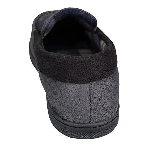 Hanes Boys Moccasin House Shoe With Indoor Outdoor Memory Foam Sole Fresh Iq Odor Protection Slipper, Grey Microsuede, Large Little Kid Us #TOP7