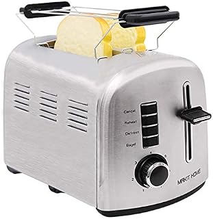 2 Slice Toasters,Extra Wide Slot Stainless Steel Toasters 2 Slice Best Rated Prime,Small