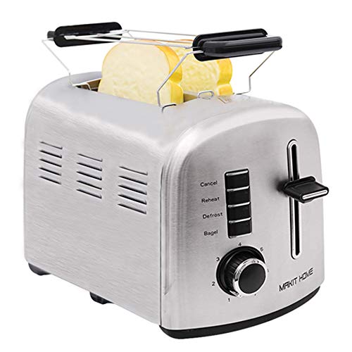 2 Slice Toasters,Extra Wide Slot Stainless Steel Toasters 2 Slice Best Rated Prime,Small