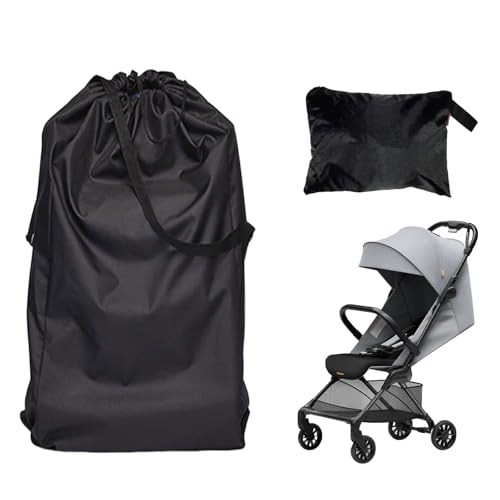 RJFUJP Stroller Bag for Airplane Large Capacity Pram Travel Bag Durable Baby Strollers and Baby Transport Bags Protecting Strollers from Dirt and Damage