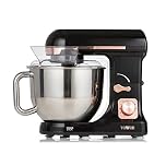 Tower 3-in-1 Stand Mixer with 6 Speeds and Pulse Setting, 1000W, Rose Gold, T12033RG