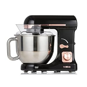 Tower 3-in-1 Stand Mixer, 1000W, Ro...