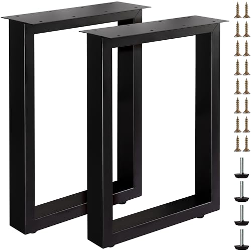 Reviews de Patas más recomendados. 43 VASGOR - Patas de mesa de metal resistentes de 16 pulgadas (juego de 2), diseño rectangular negro, patas de muebles para banco, mesa de centro, proyectos de bricolaje, incluye...