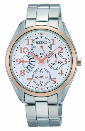 セイコー Seiko Women's SRL052 Silver Rose Stainless Steel Quartz Watch Silver Dial 女性 レディース 腕時計 【並行輸入品】