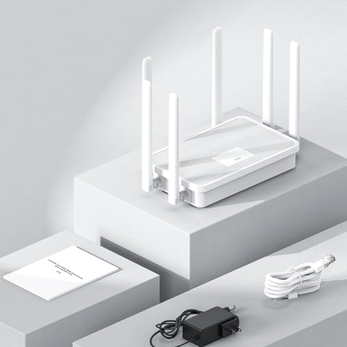 UeeVii WR3000K WiFi6 AX3000 WiFi Router, Dual Band 6-Antennas Wireless Router, Suitable for Wireless Bridge and AP, One-Click WPS&MESH, Good Heat Dissipation by UeeVii - Image 9