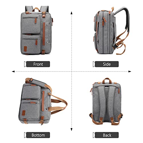 Image of 3-in-1 15.6 /17.3 inch Laptop Backpack for Men /Women, Business Briefcase Work Backpack Messenger Bag(Lanny)