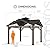 SUNJOY 12 x 12 ft. Hardtop Gazebo 2-Tier Wooden Cedar Frame Outdoor Gazebo with Ceiling Hook for Patio, Backyard, and Garden, Brown