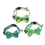 St. patricks katzenfliege: das katzenhalsband besteht aus hochwertigem stoff und schadet der haut ihres haustieres nicht.