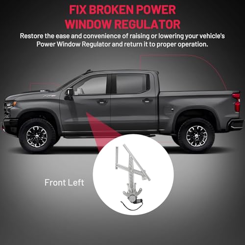 Image of BDFHYK 741-620 Power Window Regulator with Motor Front Left Compatible with Ford F-250 1997-1999, F-150 1997-2003, F-150 Heritage 2004