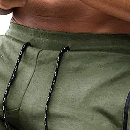 Shorts sólidos para hombre para ejercicio diario miniatura 2