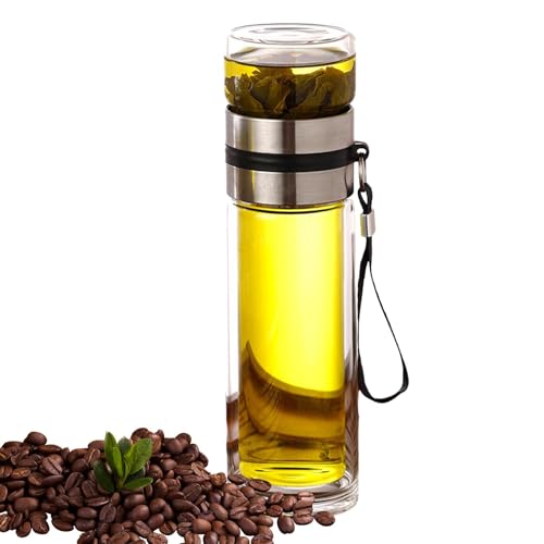 Tee-Ei Flasche aus - auslaufsichere Teetasse, doppelwandige...