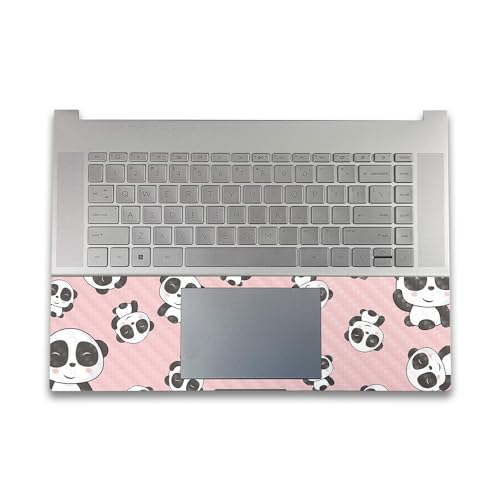 Image of Carbon Fiber Gaming Skin Compatible with HP Envy x360 16 inch (2023) - Panda Hello - Premium 3M Vinyl Protective Wrap Decal Cover - Easy to Apply | Crafted in The USA by MightySkins