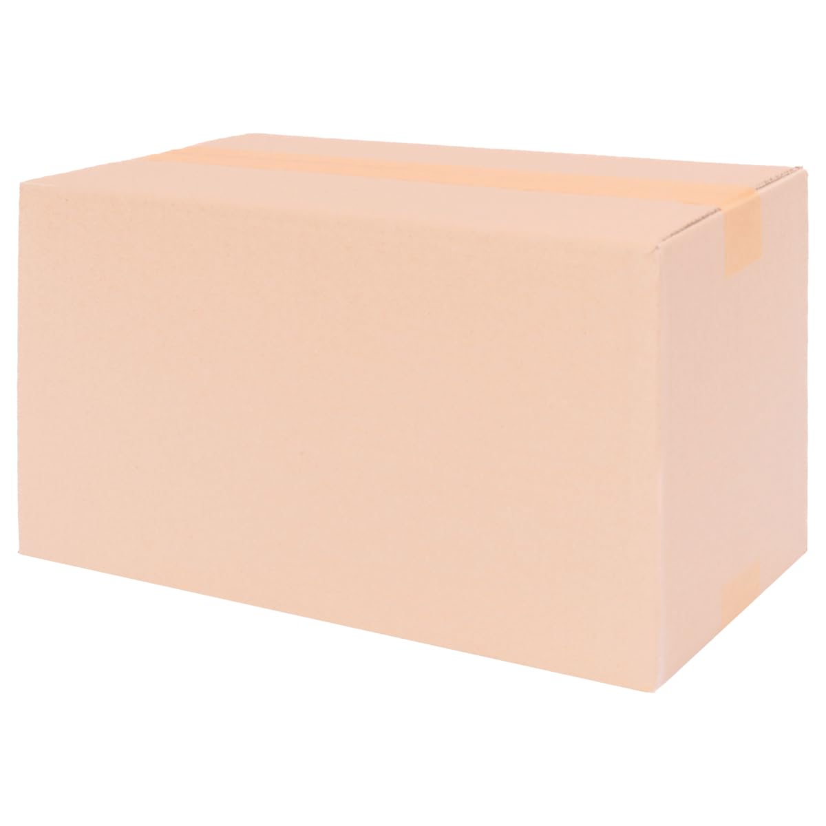 OfficeKing® 150 x Faltkartons 360 x 200 x 200 mm | variable Höhe bei 100 mm | Marken-Qualität Versandverpackung Versandkarton Karton Kartonverpackung Paket braun