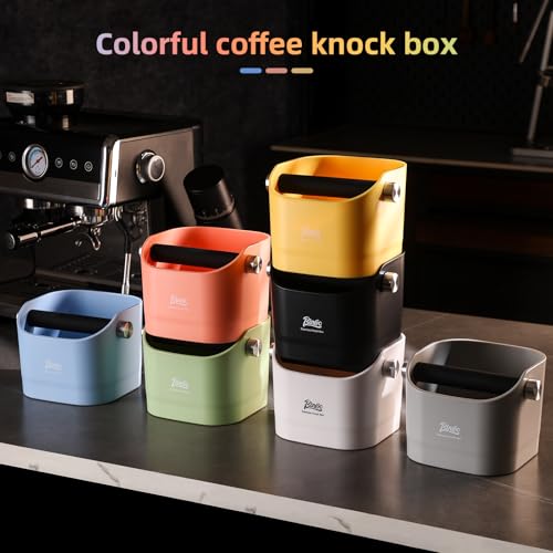Boîte à frapper pour machine à expresso Bincoo verte avec base stable - 7