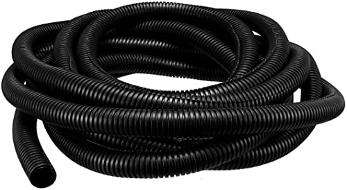 XYWHPGV 7.5M Length 25mm Outside Dia Opening Corrugated Bellow Conduit Tube for Electric Wiring Black(fdc9b 1ae7f d082a 74b20 09adb bc9a8