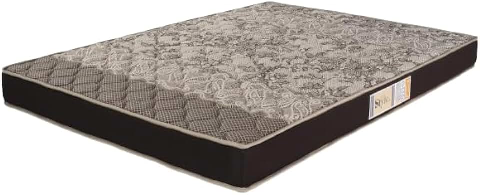 Colchão D28 Casal 138x188x14 Marrom 100% Espuma Ly