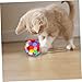 EXAOMBLE 3pcs Cat Playthings Funny Stick Toy Elastic Balls for Cat Entertainment Pet Supplies