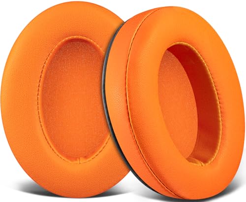 Image of SOULWIT Earpads for ATH M50X /M40X, HyperX Cloud 2 /3 /Alpha, MDR-7506, Arctis 7 /9 /5 /Nova 7 /Pro Wired, G Pro X, Sennheiser HD280, Razer Kaira /Barracuda /Kraken Series, Turtle Beach Stealth - Orange