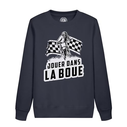Jouer dans la boue en sweatshirt enfant motocross pour braver les pistes