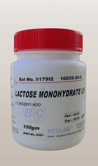 BFC LACTOSE MONOHYDRATE LR - 100gm CAS No. 10039-26-6 (B07BGGRTJM) Amazon Price History, Amazon Price Tracker