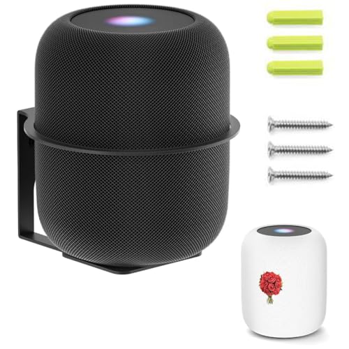 HomePod 2/1�X�s�[�J�[ �Ή� �A���~�j�E�����E�H�[���u���P�b�g/�E�H�[���u���P�b�g+�ی�P�[�X,�ϋv���� �X�s�[�J�[�E�X�^���h��t�u���P�b�g�C�ی�X���[�u�t�� (black)