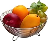 PUJIANA Estante for frutas de encimera de cocina - Frutero for encimera de cocina de madera grande,(24cm)