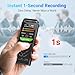 144GB Digital Voice Recorder with Playback: Voice Activated Recorder for Lectures Meetings Interviews - MECHEN 3072Kbps Dictaphone Recording Device Tape Recorder Portable Mini, Audio Recorder with MP3